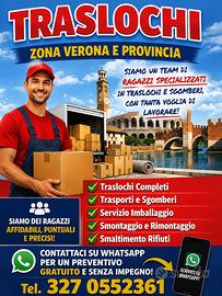 Traslochi sgomberi e smaltimento rifiuti
