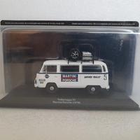 Volkswagen t2 martini porsche 1978 scala 1-43
