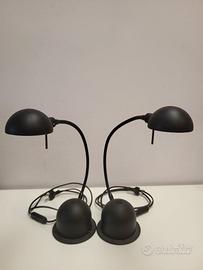Coppia di lampade alogene di design