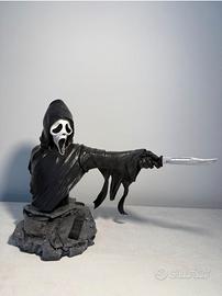 Busto Ghost Face |25 Cm|Stampa 3d|Dipinto a mano