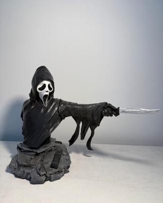 Busto Ghost Face |25 Cm|Stampa 3d|Dipinto a mano