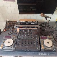 Mixer Pioneer DJM 800 + 2 CDJ e Behringer Pro