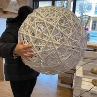 grandi sfere di rattan varie dimensioni
