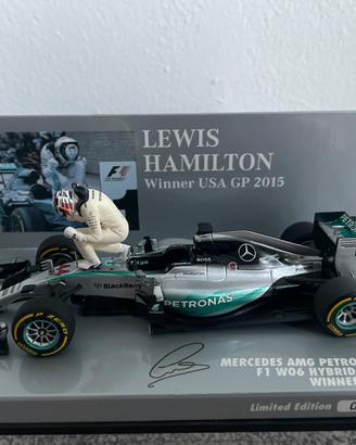 Mercedes Hamilton Gp USA 2015 Minichamps 1:43