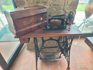 Macchina da cucire antica Dürkopp Modello 14