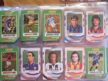 Schede Telefoniche rare Calciatori Serie A 99-01