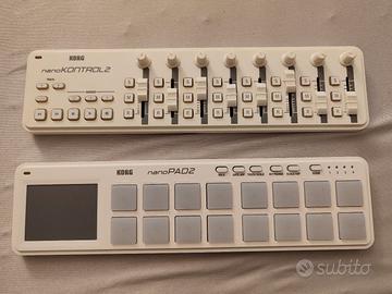Korg nanopad2 più nanokontrol2