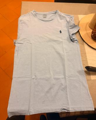 T-shirt Polo Ralph Lauren azzurra tg. S