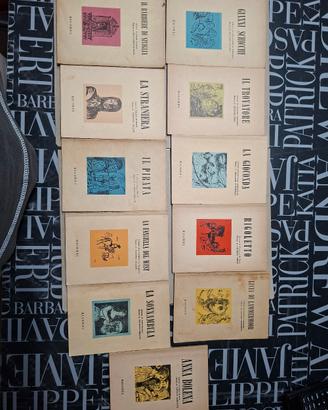 14 libretti opera lirica Ricordi Sonzogno