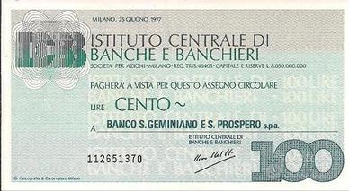 Miniass. Istituto Centrale di Banche e Banchieri