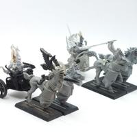 carri da guerra Elfi alti Draghi Grifoni Warhammer