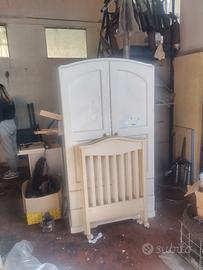 Cameretta originale azur classica orsetti bianchi