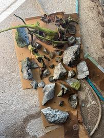 20 kg di rocce quarzo , 3 legni amtra XL