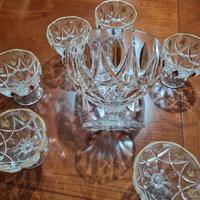 coppe per aperitivi gelato o macedonia in ctistall