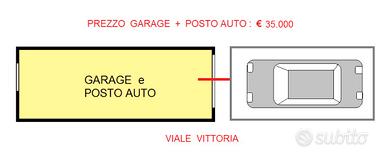 GARAGE sul mare più posto auto davanti