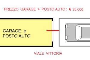 GARAGE sul mare più posto auto davanti