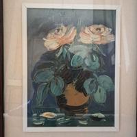 Sergio Scatizzi (1918-2009) vaso due rose