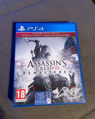 Assassin’s creed 3 Remastered PlayStation 4 ps4