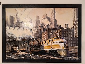 quadro Chicago in stile industriale 