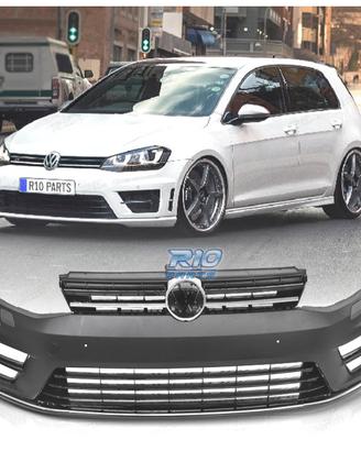 PARAURTI ANTERIORE VOLKSWAGEN VW GOLF 7 12-17 LOOK