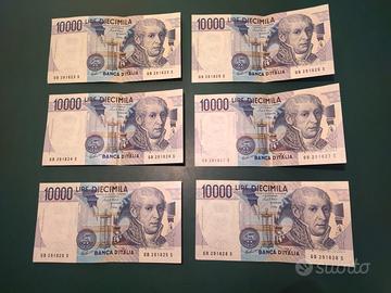 banconote fior di conio consecutive