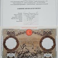 BANCONOTA LIRE 100*ROMA FASCIO*1940
