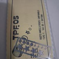 cerchi completi ricambio tron 1/43 tipo campagnolo