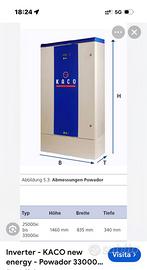 Inverter fotovoltaico KACO POWADOR 33000xi-usato