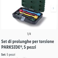 SET di PROLUNGHE PER TORSIONE PARKSIDE