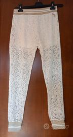 Pantaloni jogger Blukids in pizzo 