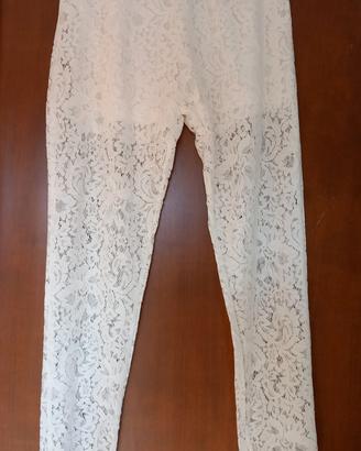 Pantaloni jogger Blukids in pizzo 