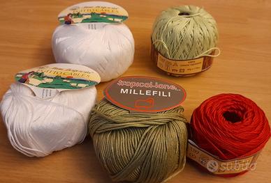 Gomitoli cotone egiziano