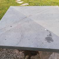 copertura invernale biliardino in acciaio zincato 