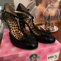 Scarpe pin up couture nere taglia 40