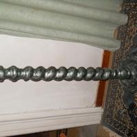 Piantana in legno marmorizzato