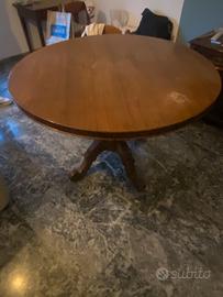 Tavolo rotondo tavola legno tondo salotto cucina