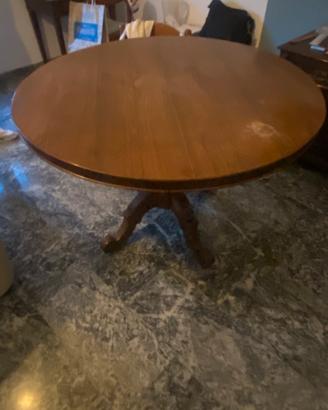 Tavolo rotondo tavola legno tondo salotto cucina