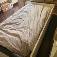 Letto singolo con  letto estraibile Tisettanta