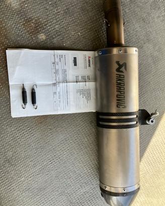 Scarico Akrapović per bmw f800gs