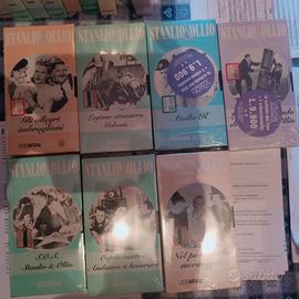 collezione VHS film di Stanlio e Ollio