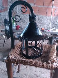 Lampada da esterno antica tua in ferro