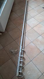 Tenda completa di binario per zona living