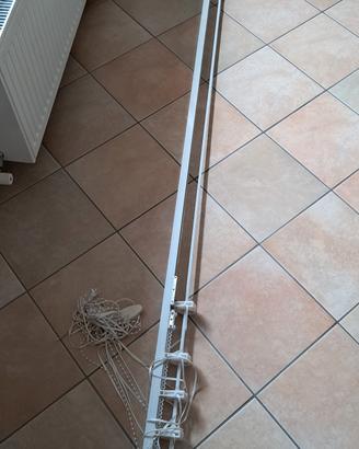 Tenda completa di binario per zona living