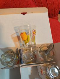 Set 5 Bicchierini Caffè Vetro THUN Happy Country