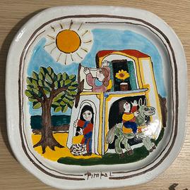 Piatto ceramica De Simone