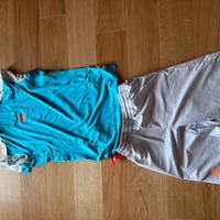 Completo Tennis e Padel Adidas Azzurro