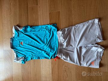 Completo Tennis e Padel Adidas Azzurro