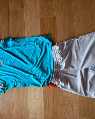 Completo Tennis e Padel Adidas Azzurro