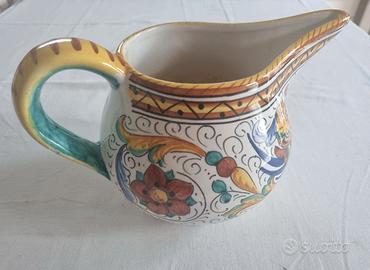 Teiera vintage ceramica brocca Deruta Sberna