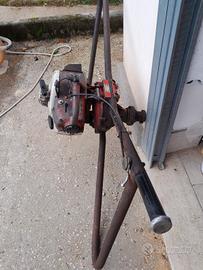 trivella con motosega 